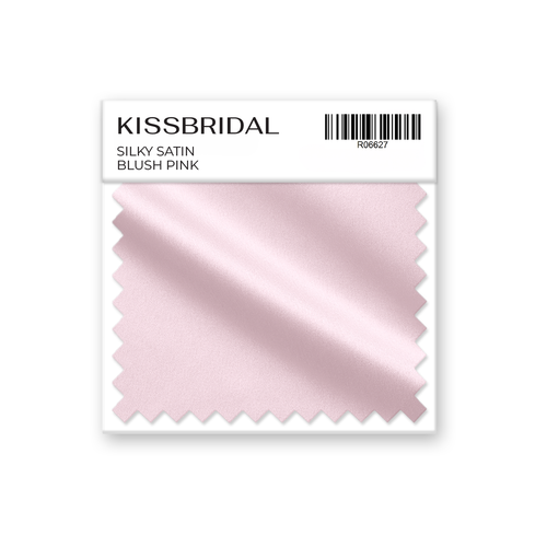 Blush Pink Silky Satin Swatch