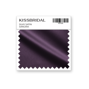 Sangria Silky Satin Swatch