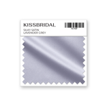 Lavender Grey Silky Satin Swatch