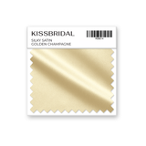 Golden Champagne Silky Satin Swatch