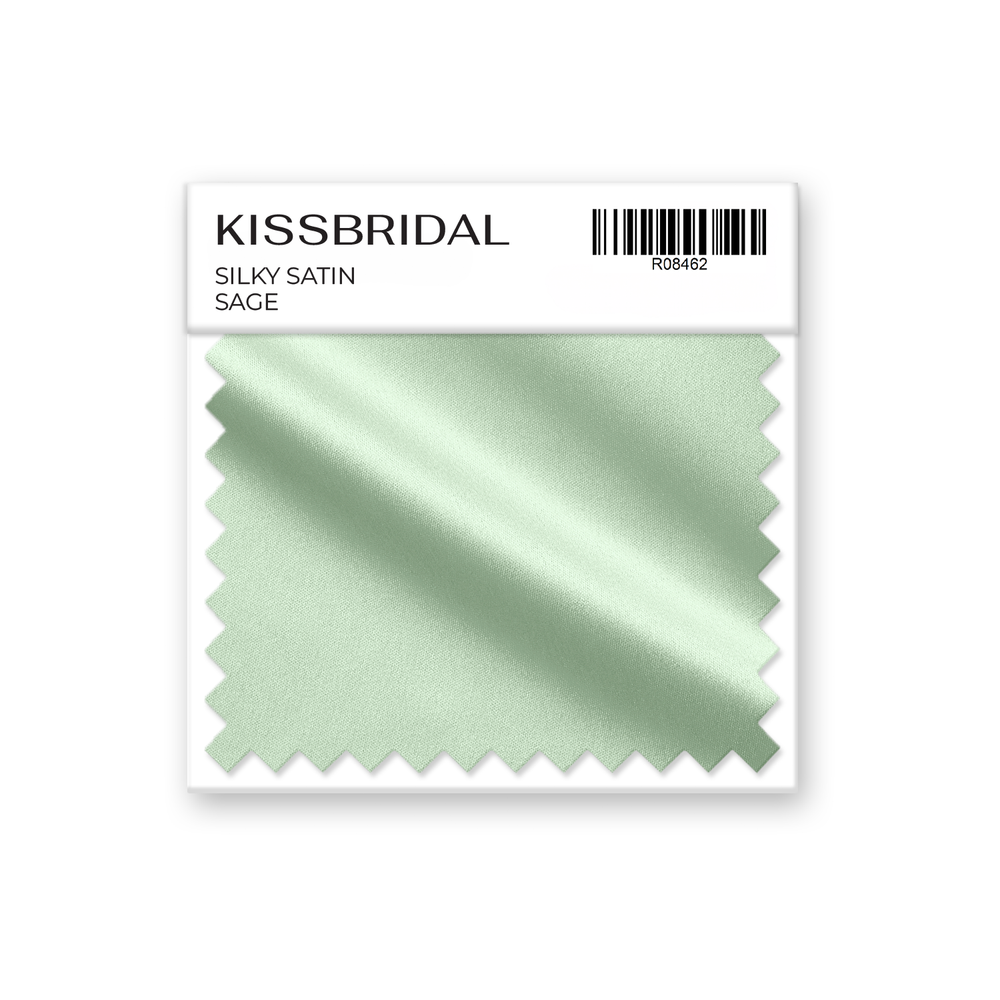 Sage Silky Satin Swatch