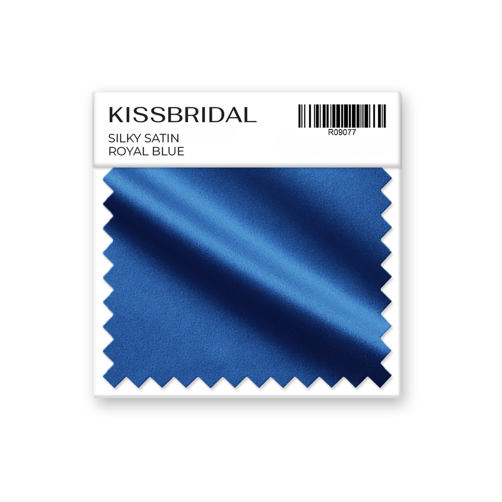 Royal Blue Silky Satin Swatch