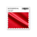 Ruby Red Silky Satin Swatch