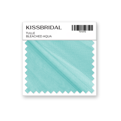 Bleached Aqua Tulle Swatch