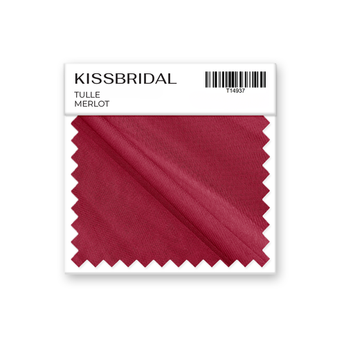 Merlot Tulle Swatch