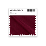 Burgundy Tulle Swatch
