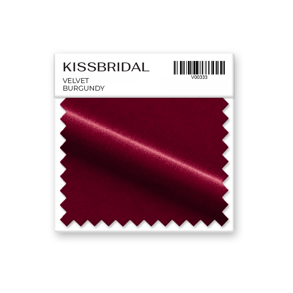 Burgundy Velvet Swatch