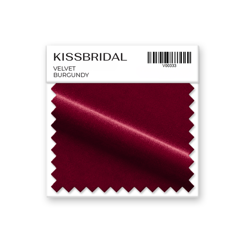 Burgundy Velvet Swatch
