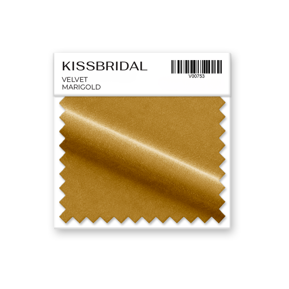 Marigold Velvet Swatch