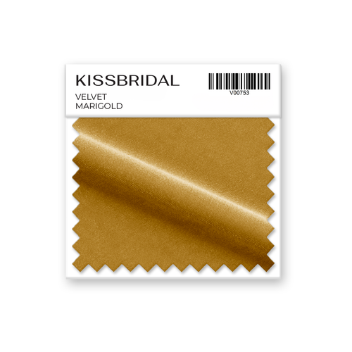 Marigold Velvet Swatch