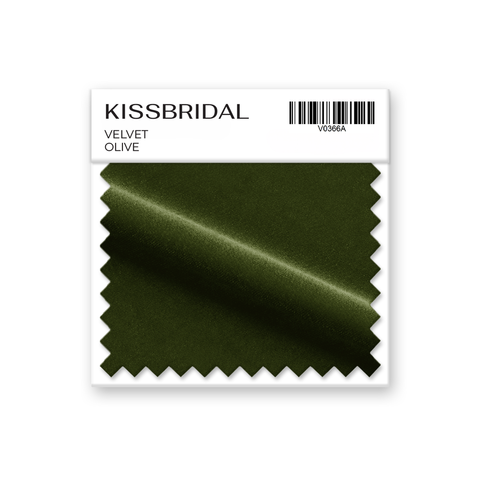 Olive Velvet Swatch
