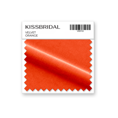 Orange Velvet Swatch