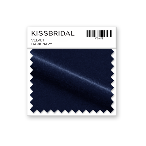 Dark Navy Velvet Swatch