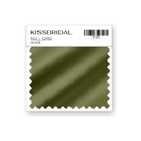 Olive Twill Satin Swatch