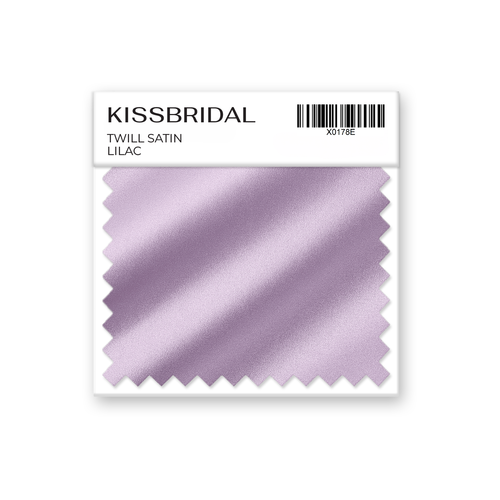 Lilac Twill Satin Swatch
