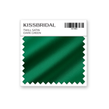 Dark Green Twill Satin Swatch