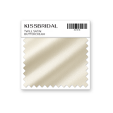 Buttercream Twill Satin Swatch