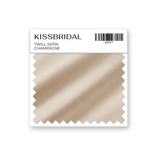 Champagne Twill Satin Swatch
