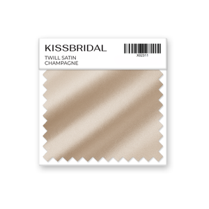 Champagne Twill Satin Swatch
