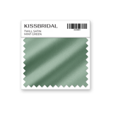 Mint Green Twill Satin Swatch
