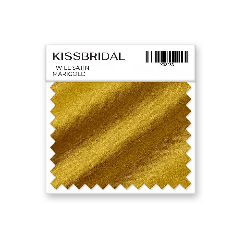 Marigold Twill Satin Swatch