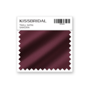 Sangria Twill Satin Swatch
