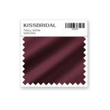 Sangria Twill Satin Swatch