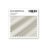 Almond Twill Satin Swatch