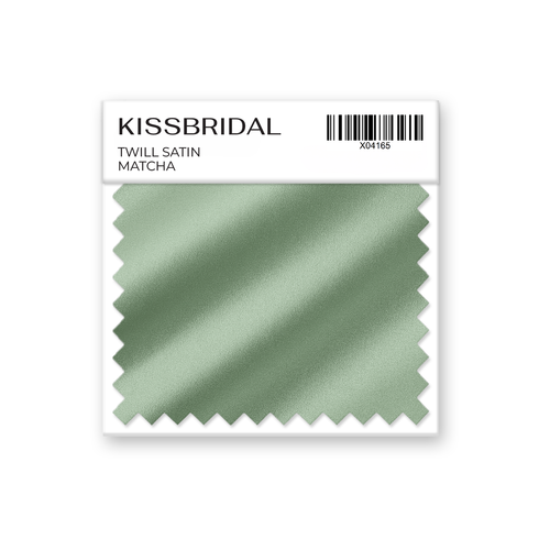 Matcha Twill Satin Swatch