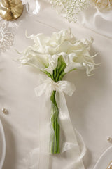 Artificial Calla Lilies Bridesmaid Bouquets - KISS BRIDAL Accessories