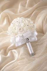 Artificial Foam Roses Wedding Flower Bouquets - KISS BRIDAL Accessories