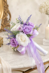 Artificial Rose Flower Cascade Wedding Flower Bouquets - KISS BRIDAL Accessories