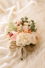 Artificial Silk Rose Peony Wedding Bridal Bouquets - KISS BRIDAL Accessories
