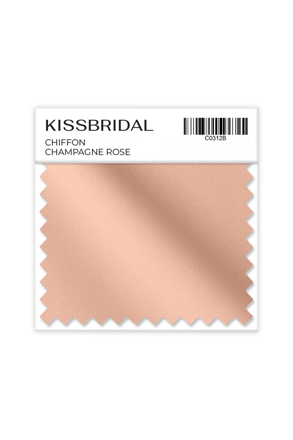 Champagne Rose Chiffon Swatch