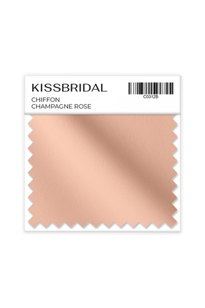 Champagne Rose Chiffon Swatch