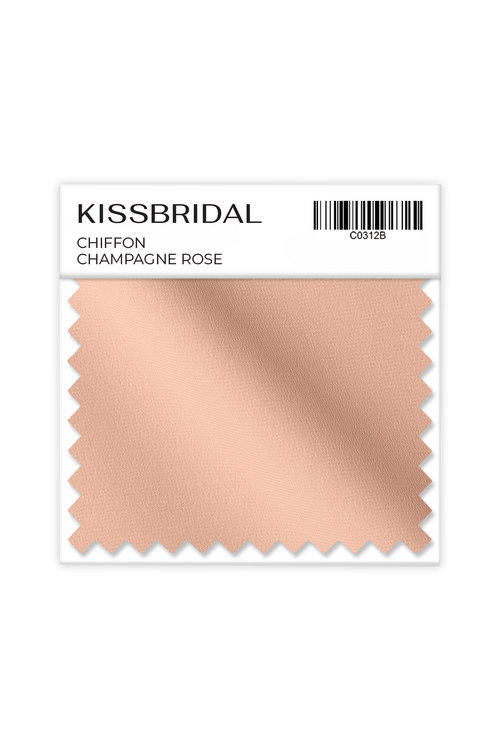 Champagne Rose Chiffon Swatch