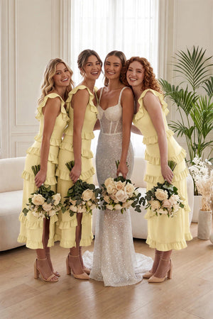 Diamond White Sweetheart Sequined Mermaid Wedding Dress | KISSBRIDAL