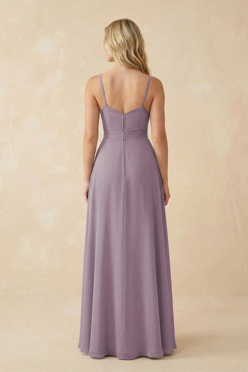 Sweetheart A-Line Pleated Chiffon Bridesmaid Dress in Dusk