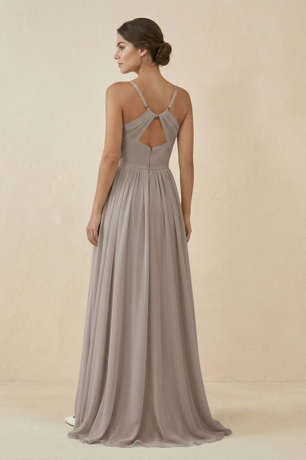 Sweetheart A-Line Chiffon Bridesmaid Dress in Frost