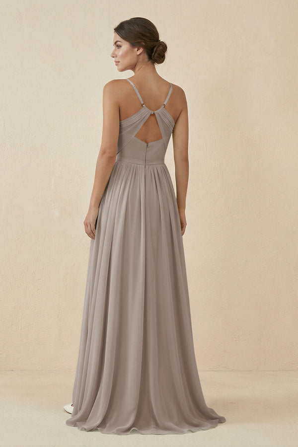 Frost Sweetheart A-Line Chiffon Bridesmaid Dress (2) | KISSBRIDAL