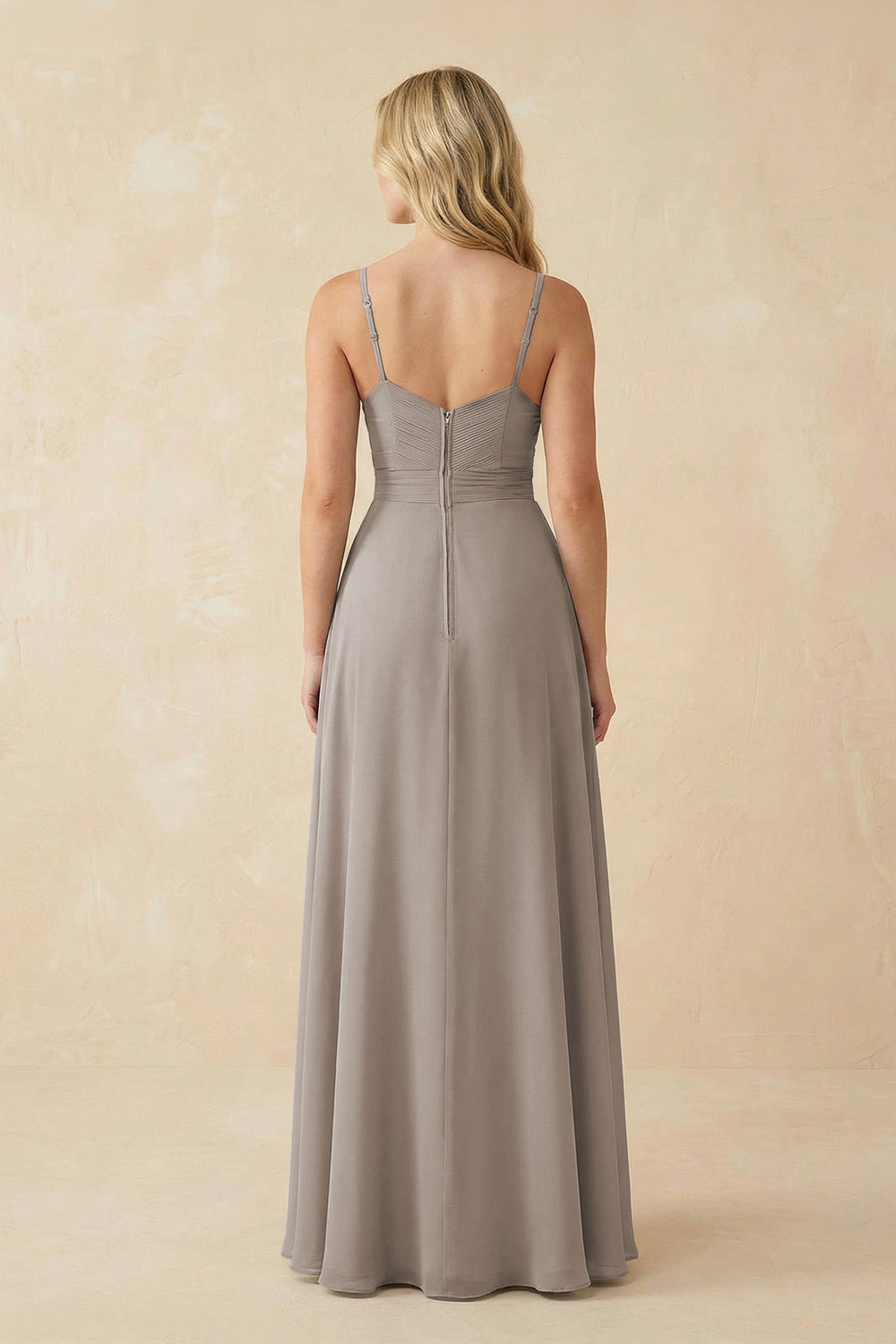 Sweetheart A-Line Pleated Chiffon Bridesmaid Dress in Frost