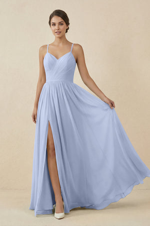Ice Sweetheart A-Line Chiffon Bridesmaid Dress | KISSBRIDAL