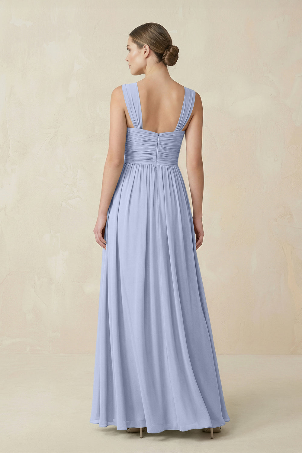 Sweetheart Pleated Chiffon A-Line Bridesmaid Dress in Ice