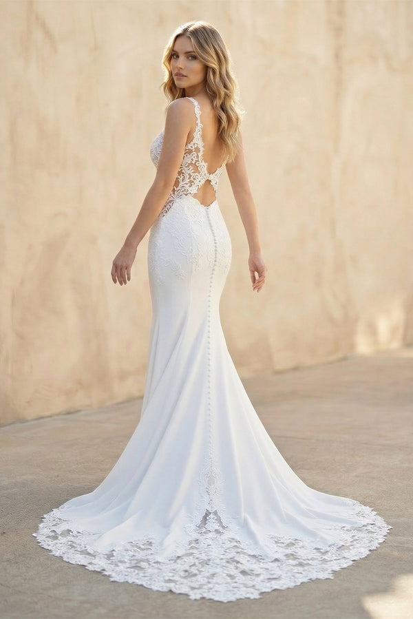 Mermaid Sweetheart Lace Wedding Dress - KISS BRIDAL Wedding Dresses
