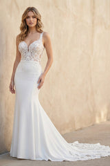 Mermaid Sweetheart Lace Wedding Dress - KISS BRIDAL Wedding Dresses