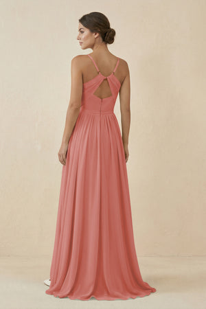 Mulberry Sweetheart A-Line Chiffon Bridesmaid Dress (2) | KISSBRIDAL