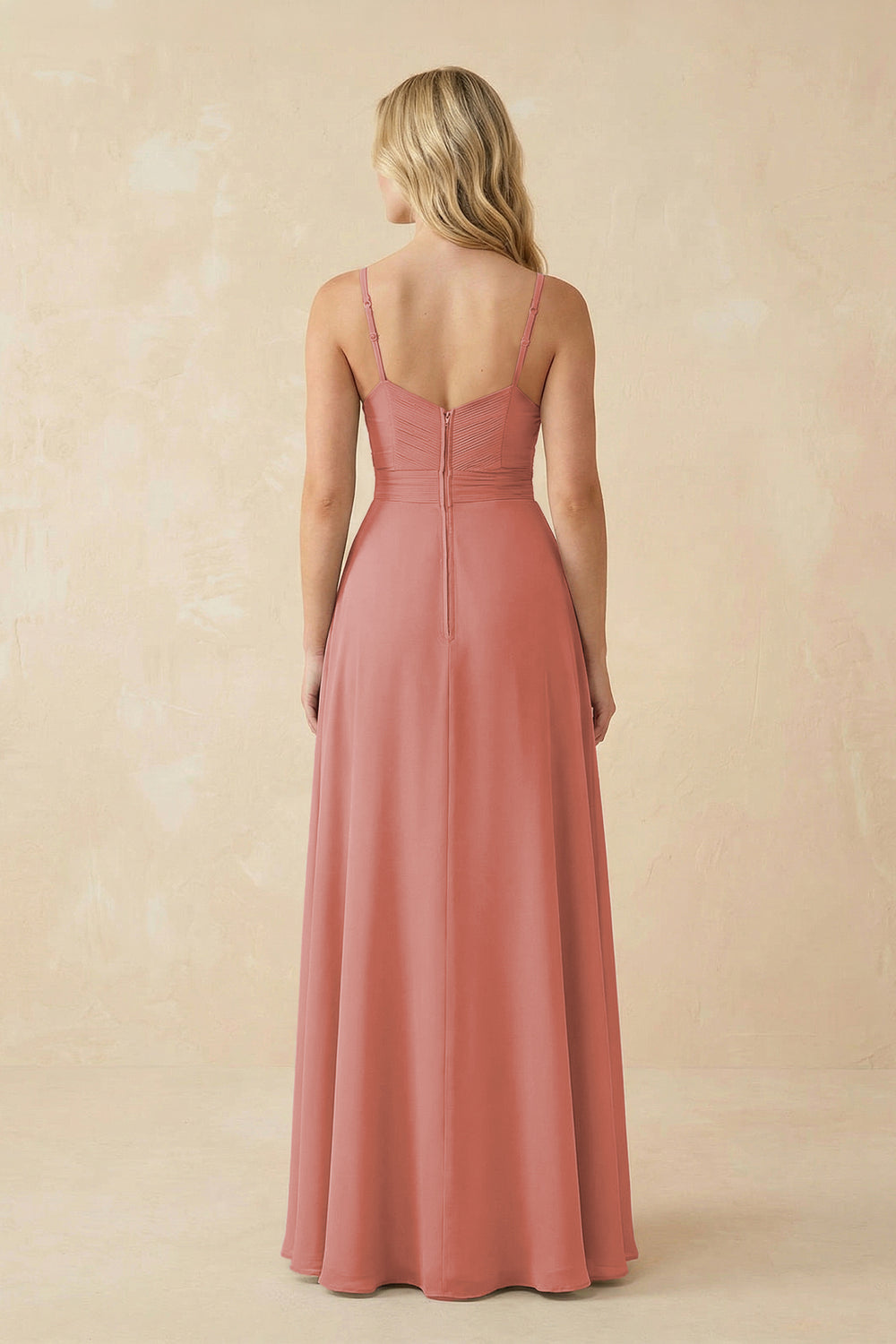 Sweetheart A-Line Pleated Chiffon Bridesmaid Dress in Mulberry