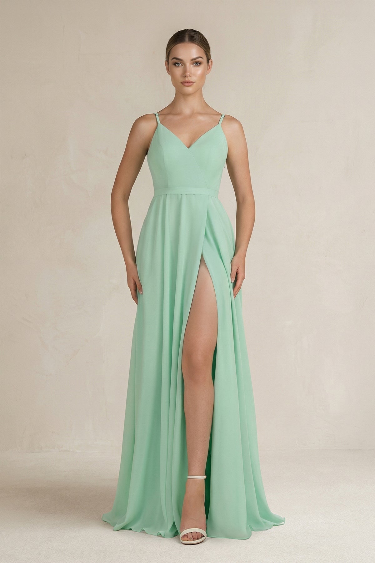pale pistachio bridesmaid dresses KISSBRIDAL AHP Size:58 Long Paging Charlotte York Little Black Dresses,short Homecoming