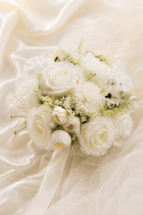 Silk Roses Artificial Wedding Bridal Bouquets - KISS BRIDAL Accessories
