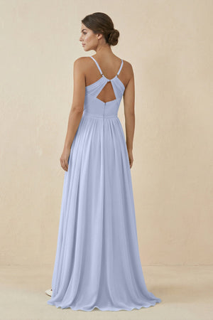 Sweetheart A - Line Chiffon Bridesmaid Dress in Ice - SHE IS ME Bridesmaid Dresses